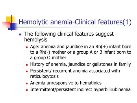 slight hemolysis|Anemia .